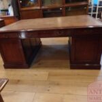 Antiek mahoniehouten partnersbureau 3