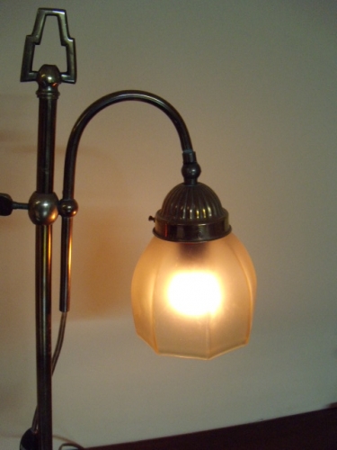 antiek messing bureaulampje 2