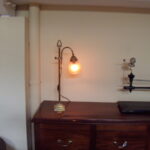 antiek messing bureaulampje 3