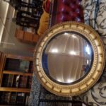 Antieke butler spiegel van een uitzonderlijk grote 1