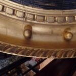 Antieke butler spiegel van een uitzonderlijk grote 2