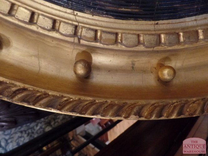 Antieke butler spiegel van een uitzonderlijk grote 2