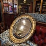 Antieke butler spiegel van een uitzonderlijk grote 3