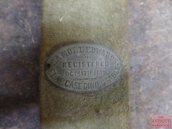 Antieke eiken coulissen tafel in lichte kleur, max 14 personen 2