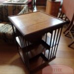 Antieke eiken Engelse boekenmolen 3