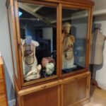 antieke eiken museum vitrinekast 3