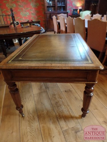 Antieke eiken schrijftafel circa 1850 2