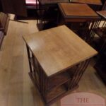 Antieke eikenhouten boekenmolen 1