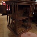 Antieke eikenhouten boekenmolen 2