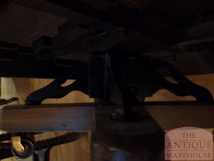 Antieke eikenhouten boekenmolen 3