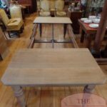 Antieke eikenhouten coulisse eettafel 4