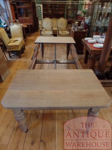 Antieke eikenhouten coulisse eettafel 4