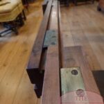 Antieke eikenhouten coulisse eettafel 5