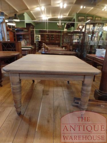 Antieke eikenhouten coulissen tafel 2