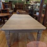 Antieke eikenhouten coulissen tafel 3