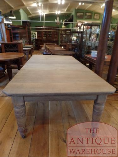 Antieke eikenhouten coulissen tafel 3