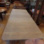 Antieke eikenhouten coulissen tafel 4