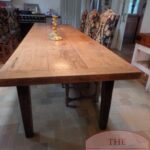 Antieke eikenhouten Franse tafel 3