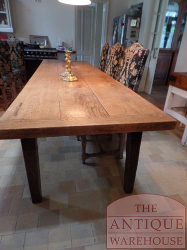 Antieke eikenhouten Franse tafel 3