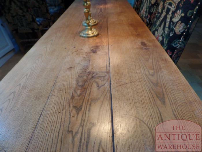 Antieke eikenhouten Franse tafel 4