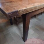 Antieke eikenhouten Franse tafel 5