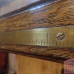 antieke eikenhouten toonbank, winkel vitrinekast 4