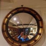 Antieke Engelse butler spiegel 1