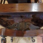 Antieke Engelse mahoniehouten boekenmolen 2