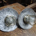 antieke fabriekslampen, scheepslampen 1