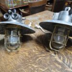 antieke fabriekslampen, scheepslampen 2