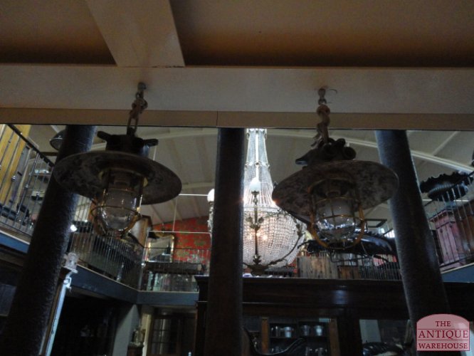 antieke fabriekslampen, scheepslampen 3