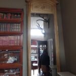 Antieke Franse hoge spiegel 1