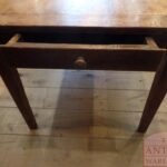 Antieke Franse iepen houten eettafel 4