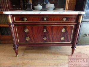 VERKOCHT SOLD antieke Franse Louis Philippe ladekast