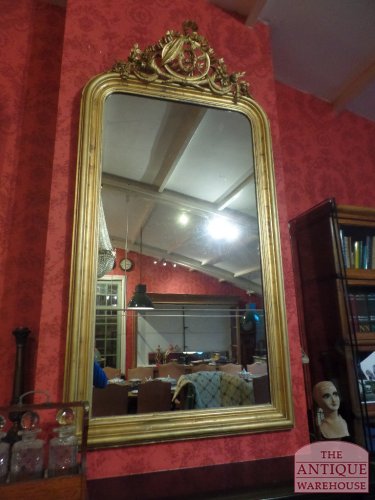 VERKOCHT SOLD antieke Franse spiegel, circa 1880