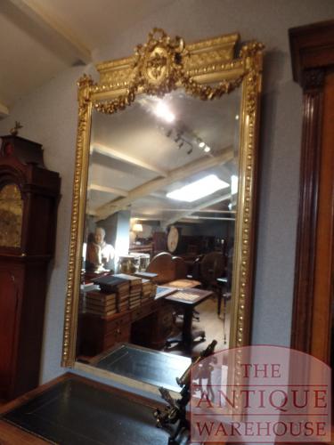 Antieke Franse vergulde spiegel 4