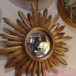 Antieke Franse zonnestraal spiegel 1