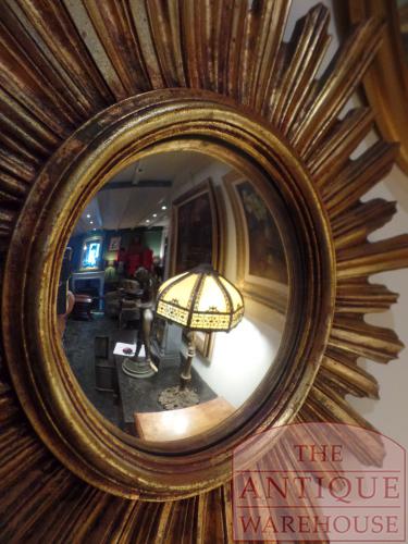 Antieke Franse zonnestraal spiegel 2