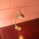 antieke Jugend Stil bureau lamp 3