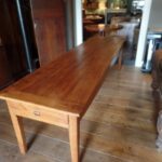 Antieke kersen houten Franse tafel 1