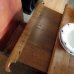 Antieke kersen houten Franse tafel 2