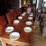 Antieke kersen houten Franse tafel 3