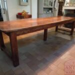 Antieke kersenhouten Franse tafel 2