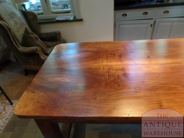 Antieke kersenhouten Franse tafel 3