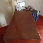 Antieke mahonie military ladekast circa 1890-1910 2