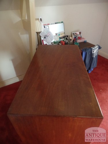 Antieke mahonie military ladekast circa 1890-1910 2