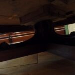 Antieke mahoniehouten boekenmolen 3