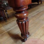 Antieke mahoniehouten coulissen tafel, max 14 personen 2