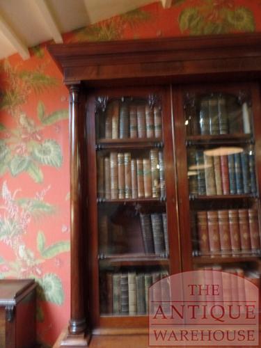 Antieke mahoniehouten Engelse boekenkast 4