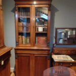 Antieke mahoniehouten Engelse boekenkast 1